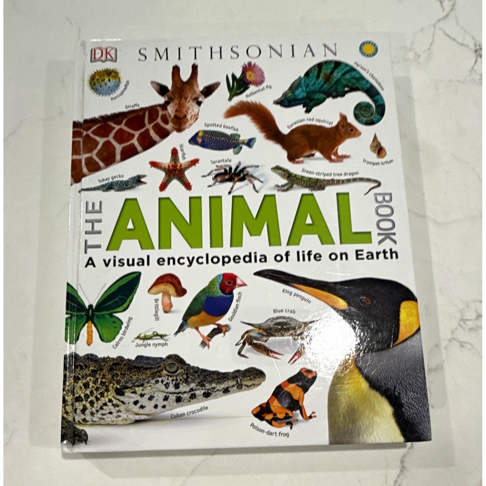 DK Smithsonian The Animal Book Hardcover Illustrated Encyclopedia Ages 4-8